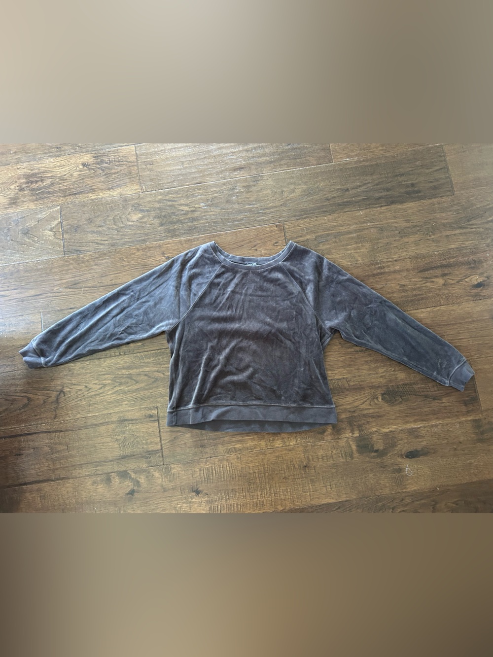 Women's Plush Crewneck Sweater Grey - Joe Freah